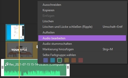 edit audio