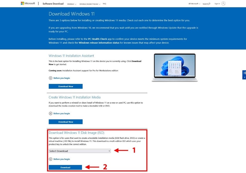 Windows 11 ISO kostenlos herunterladen 