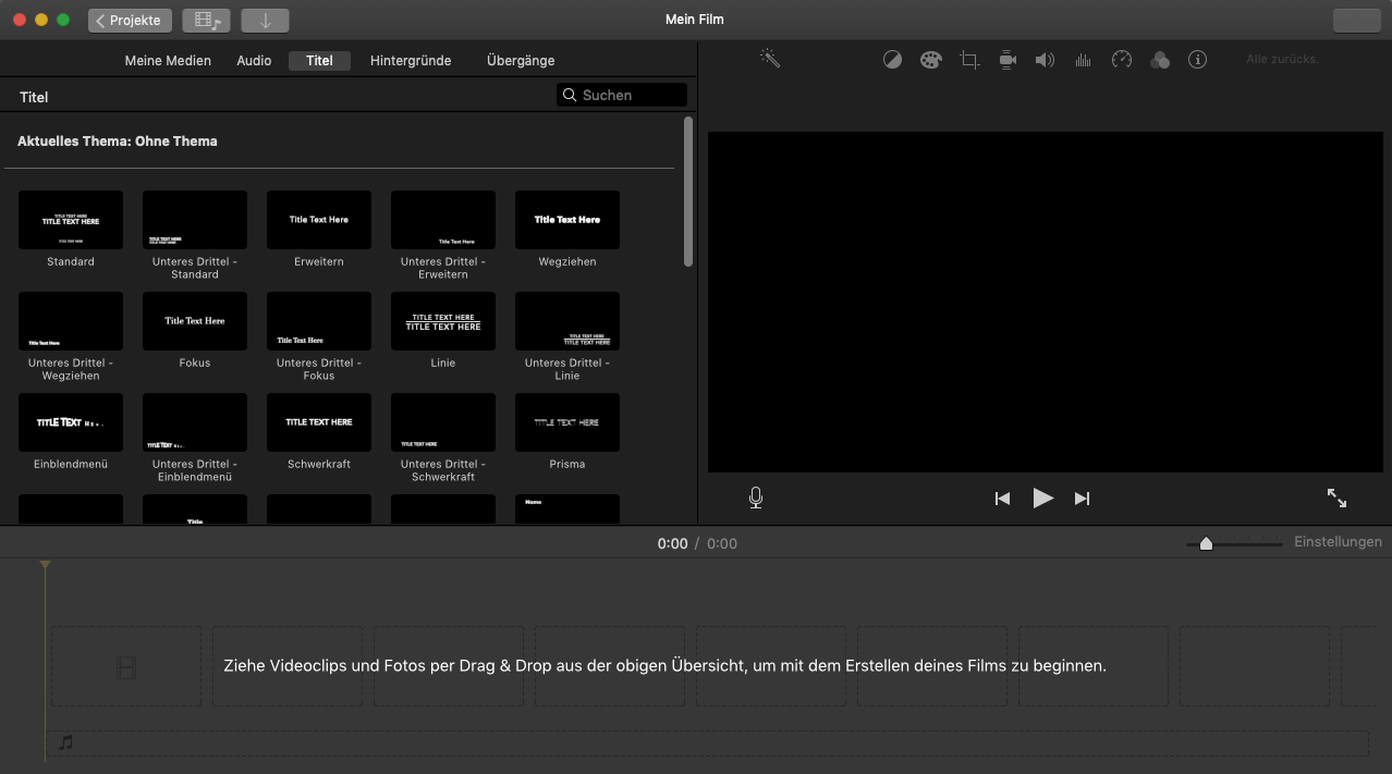 iMovie video enhancer