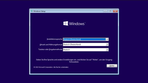 Sprache, Uhrzeit und Tastaturformate deines Windows 11 PC auswählen 