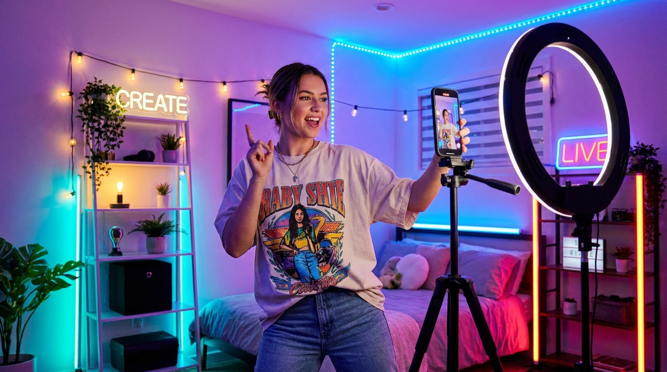 social-media-creator mit ai video tools und mobilen content-formaten