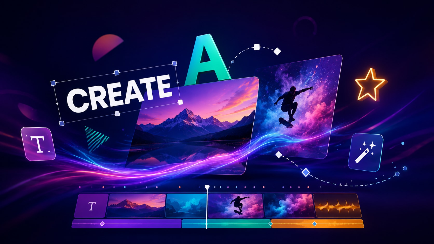 Animation erstellen mit Text Keyframes Effekten und Filmora Timeline