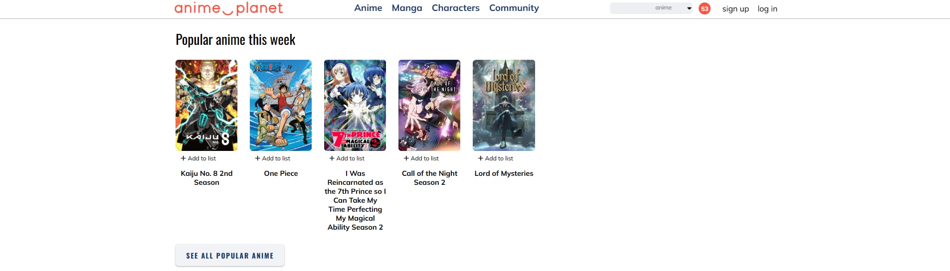 Anime-Planet ist eine legale Plattform, die Anime-Streaming mit einer großen Community verbindet.