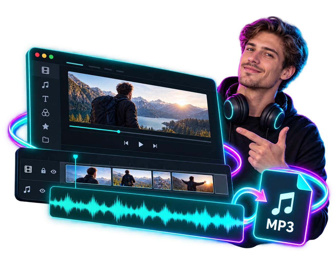 Audio aus einem Video extrahieren und in Filmora exportieren