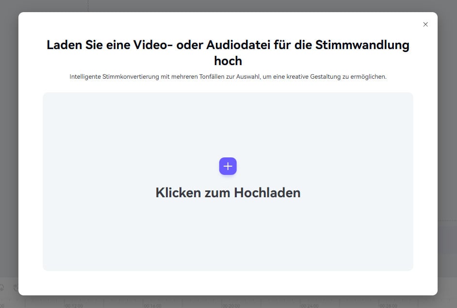 stimme verändern online kostenlos - datei hochladen