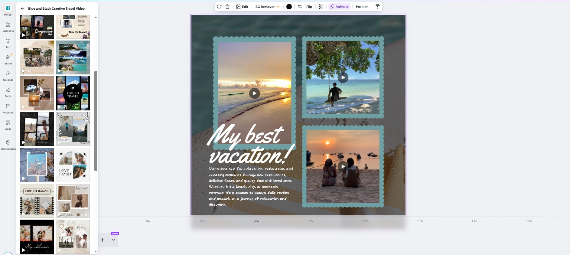 Canva Video Collage Maker