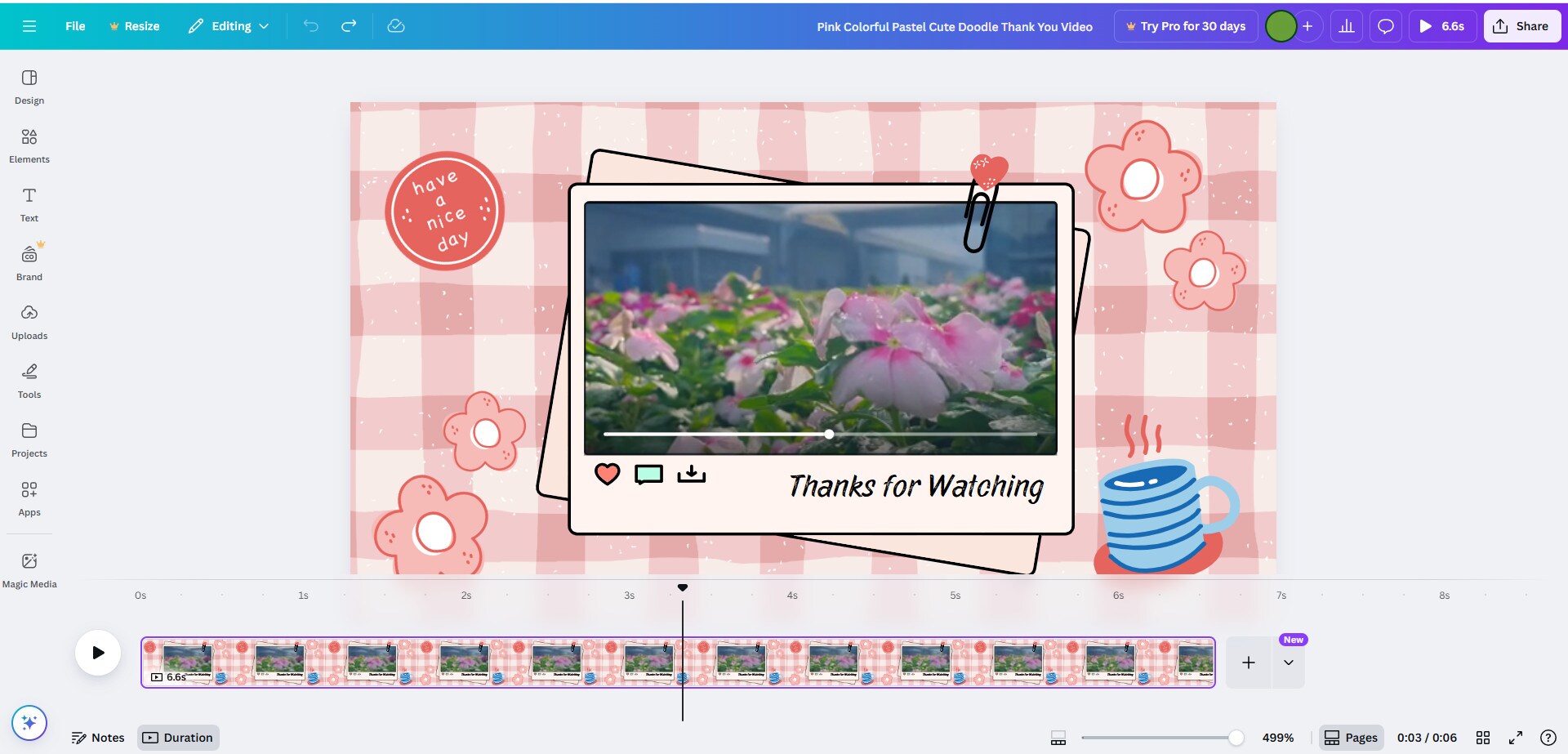 canva video maker mit bilder und musik