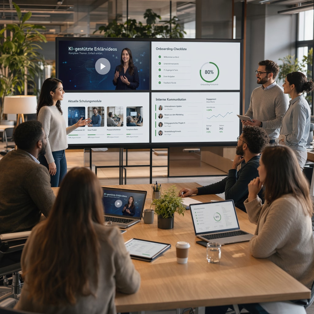 KI-Erklärvideos für Schulung und Teams