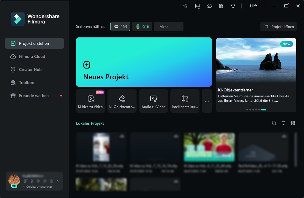 Wondershare Filmora ist eine ausgezeichnete Wahl für die Videobearbeitung.