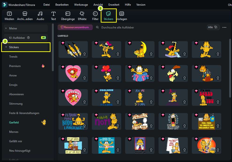 eigene lustige whatsapp sticker erstellen in filmora