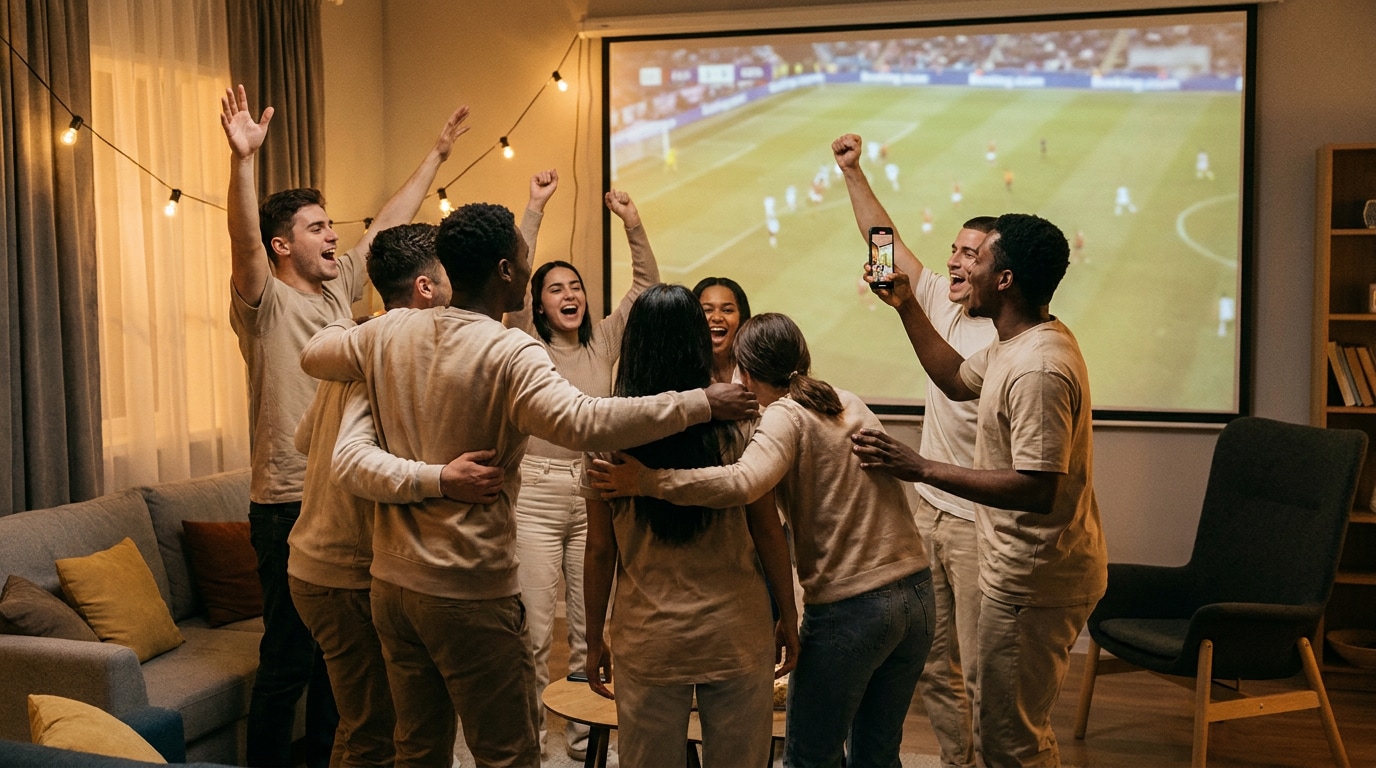Emotionale Fußballatmosphäre für Instagram Reels