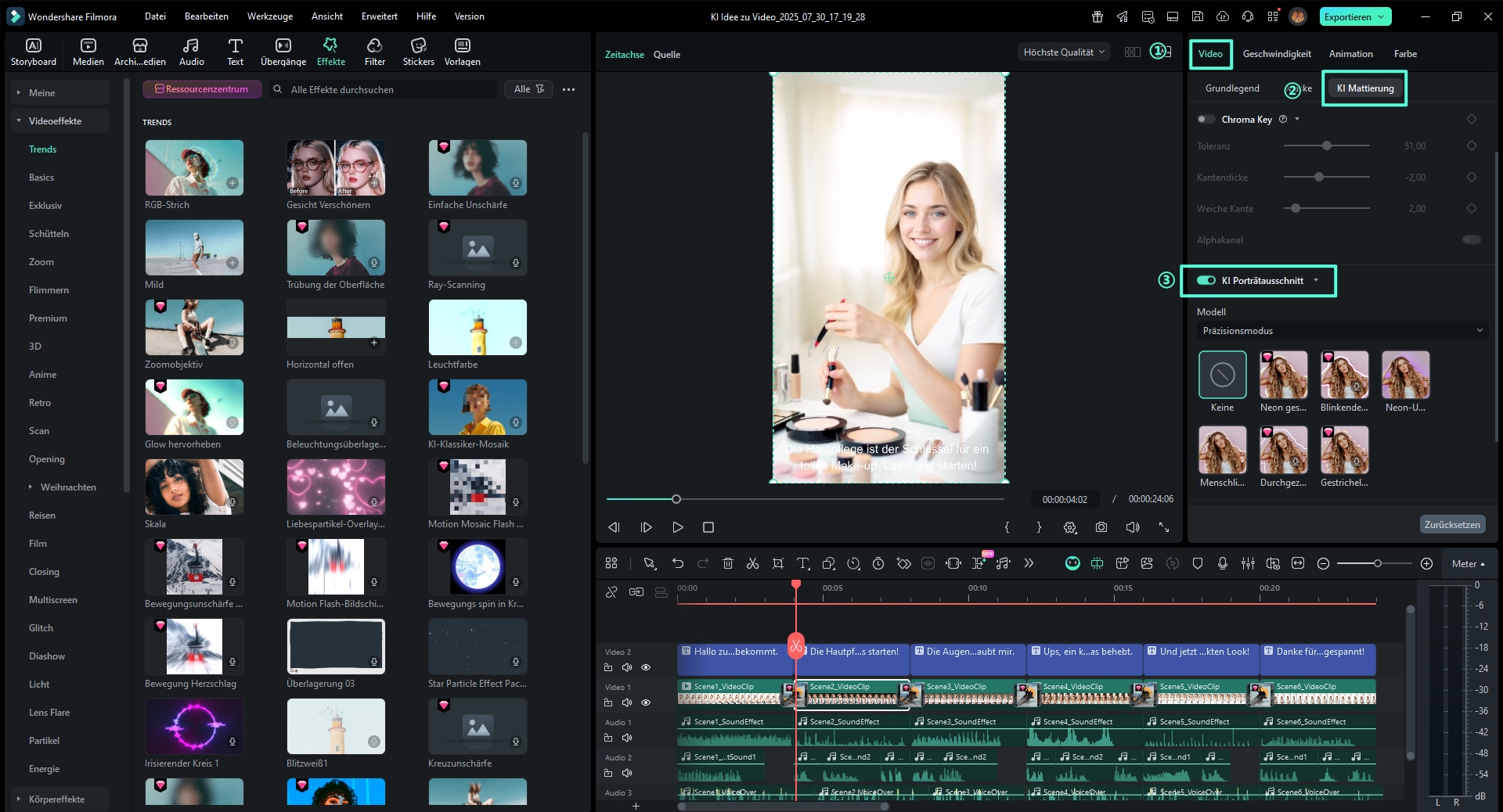 Aktivieren Sie
          KI Portrait