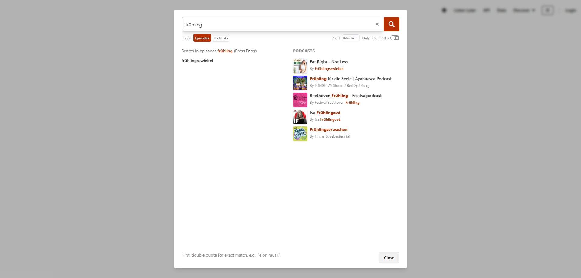 Podcast als MP3 herunterladen – Podcast suchen