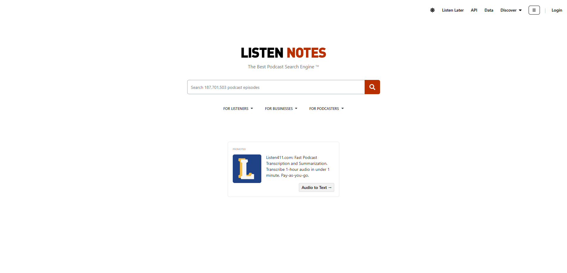 Podcast herunterladen (MP3) – ListenNotes