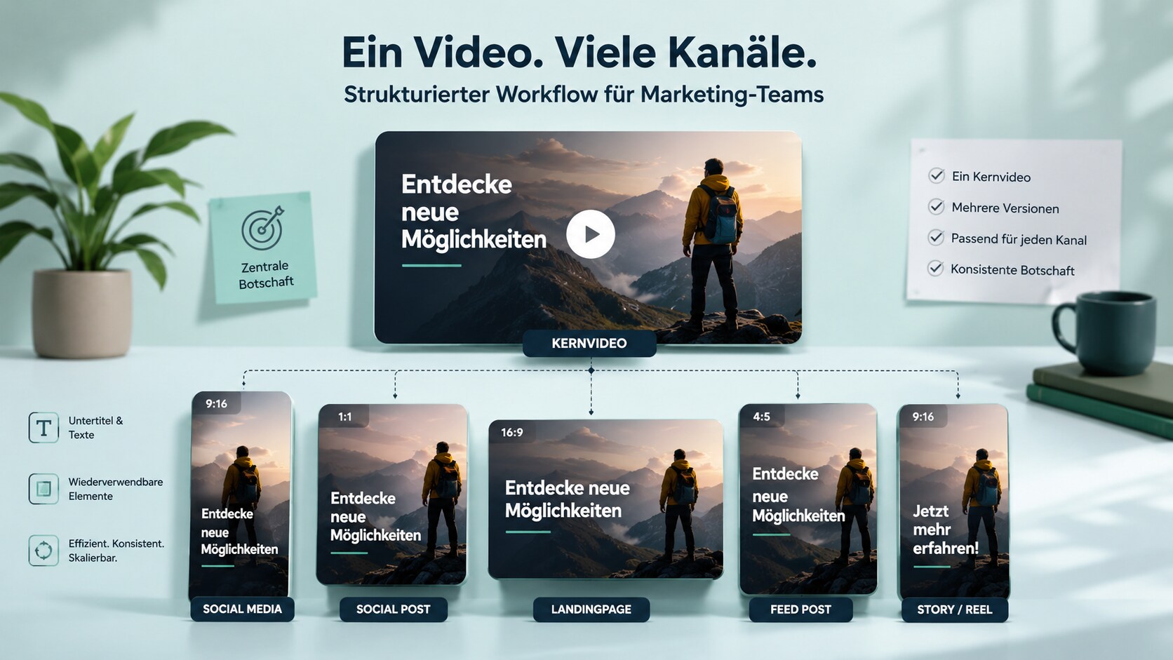 Bildplatzhalter für Marketing-Team-Workflow in Filmora