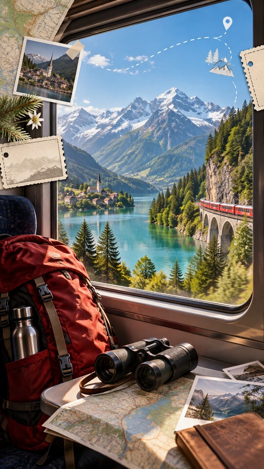Reisevideo-Vorlage für Instagram Stories