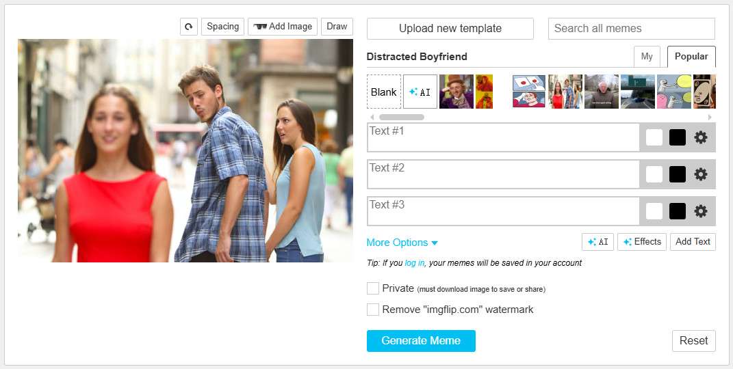 memes erstellen mit vorlagen
