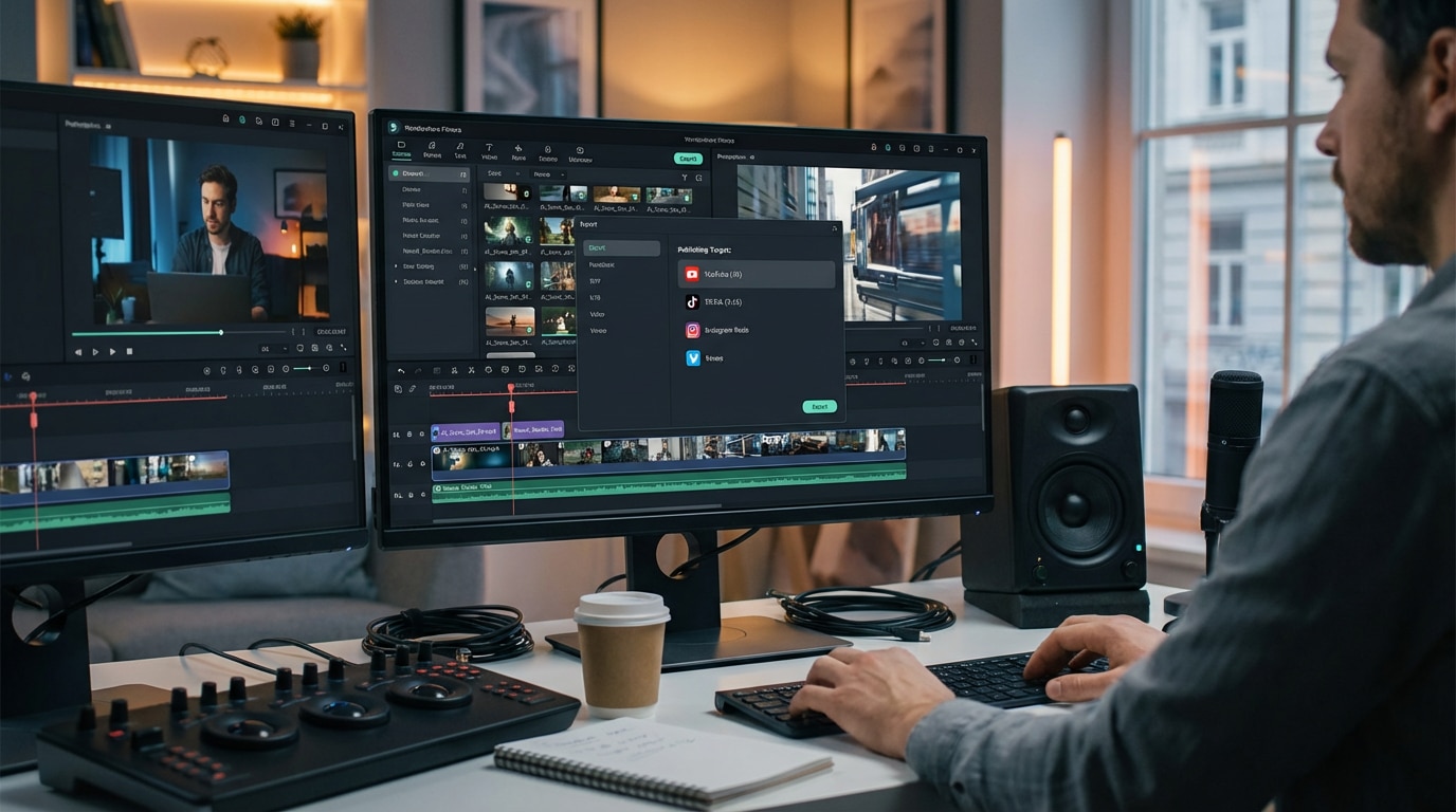 Seedance 2.0 Video in Filmora weiter bearbeiten