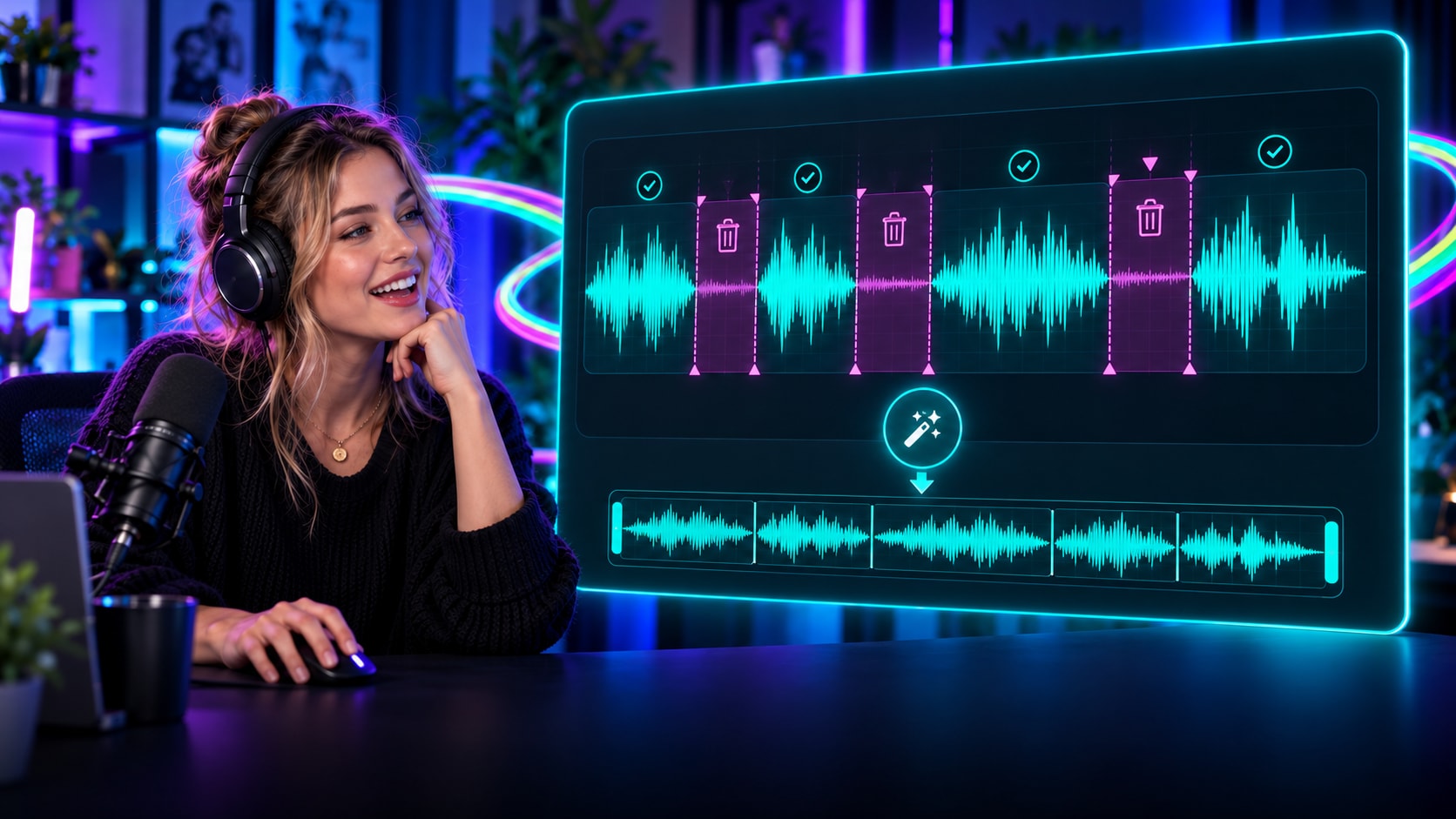 Stille in Audioaufnahmen automatisch erkennen