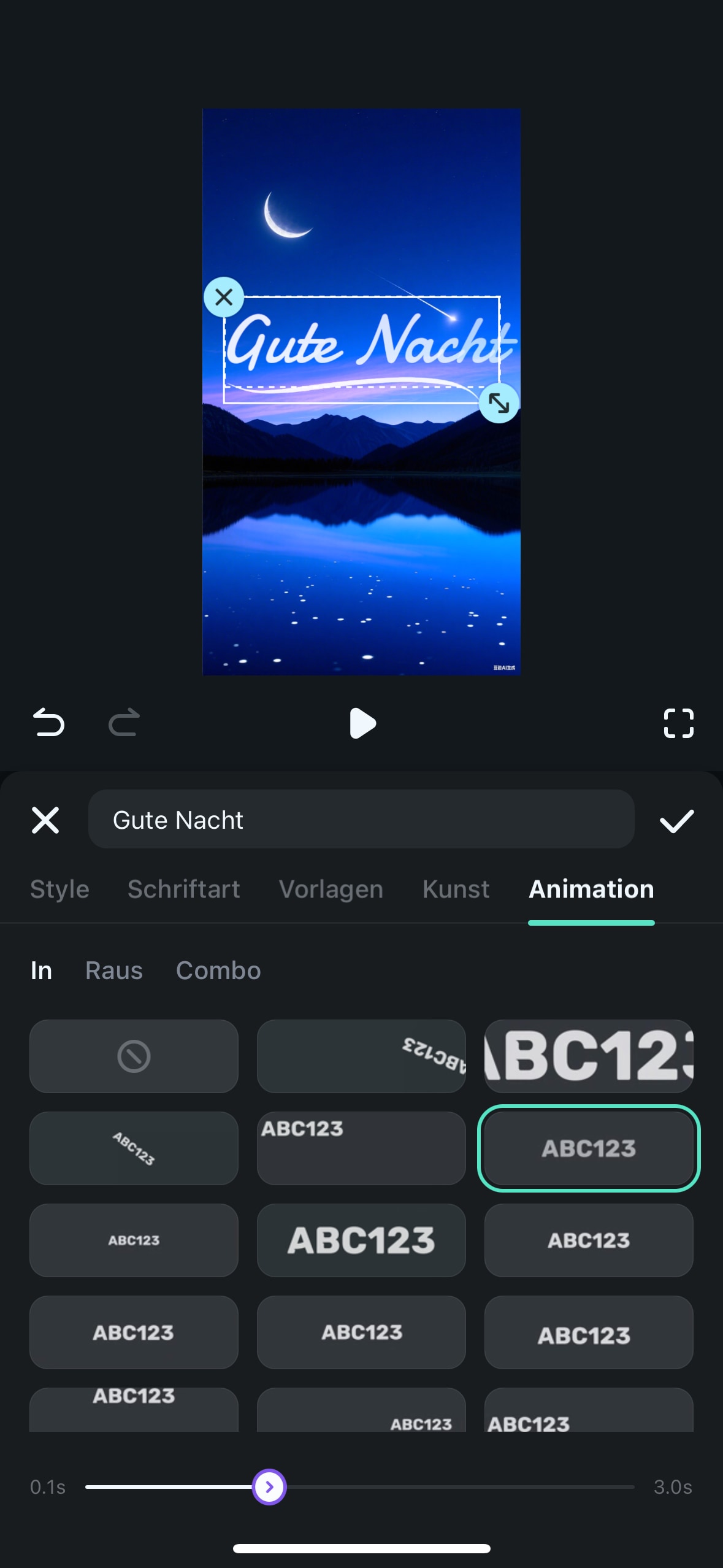 Fügen Sie Animationen hinzu