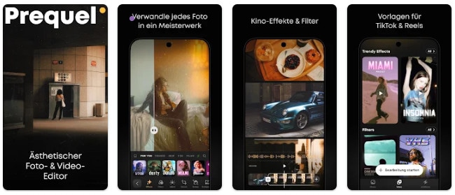 prequel video filter app