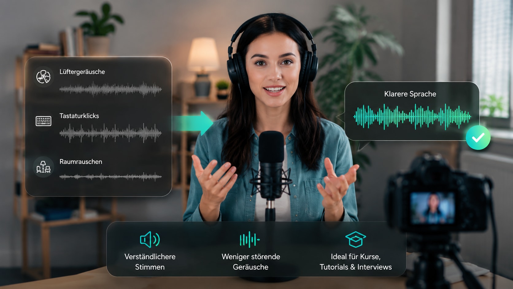 Klarere Sprache durch Audio Cleanup
