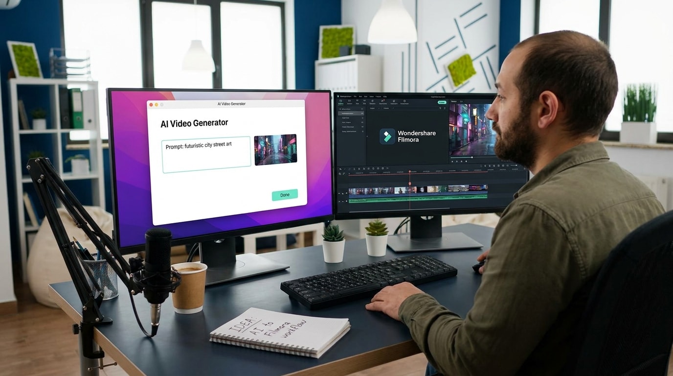 Text-zu-Video KI mit Seedance 2.0 in Filmora