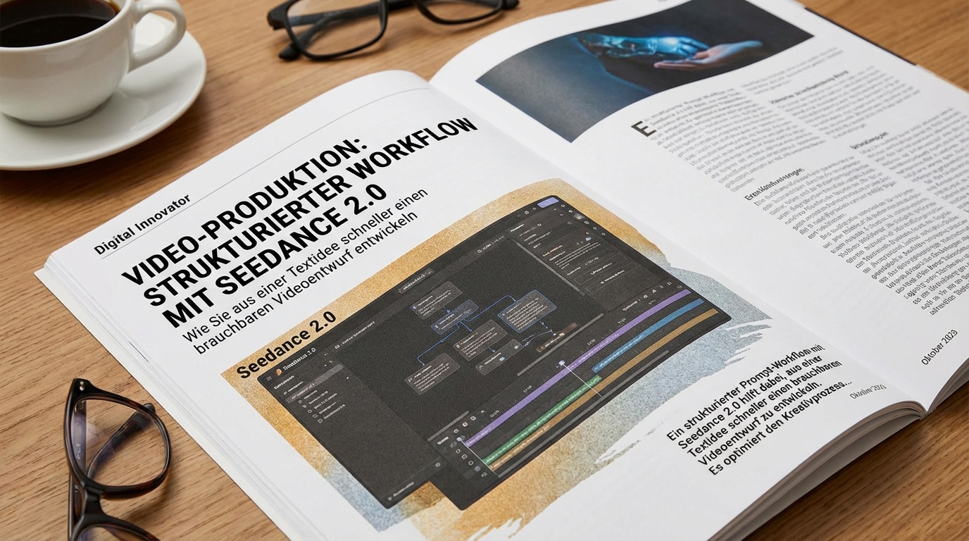 Seedance 2.0 Workflow für Text-zu-Video