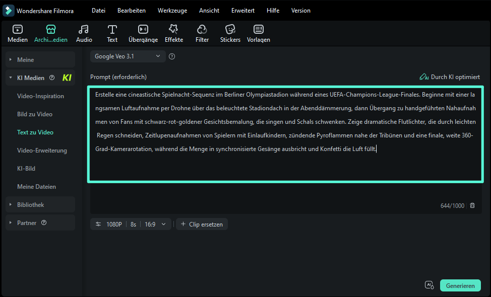 KI-Video-Generator-App