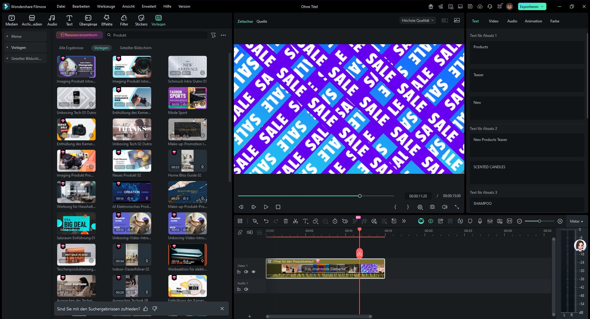 Produkt-Promo mit Weihnachtsangebot