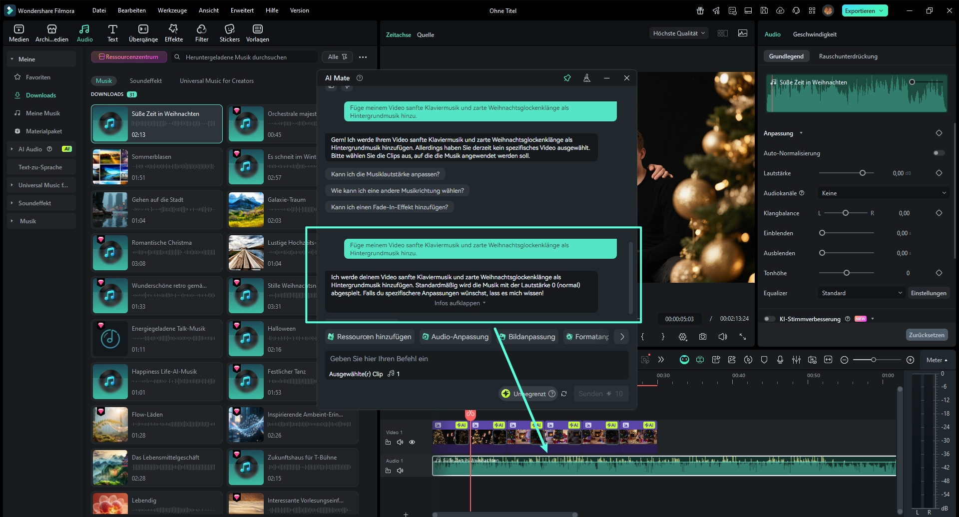 Geben Sie eine Aufforderung ein