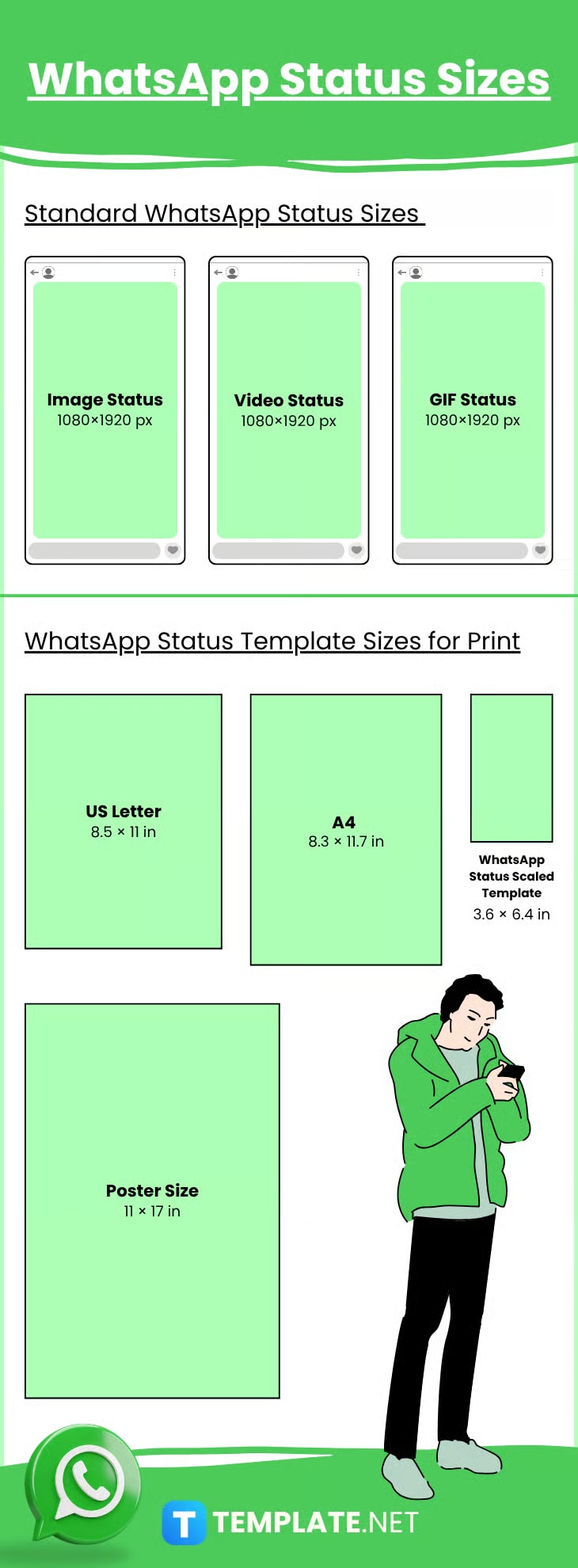 WhatsApp Video Format Größe Übersicht für Weihnachtsgrüße