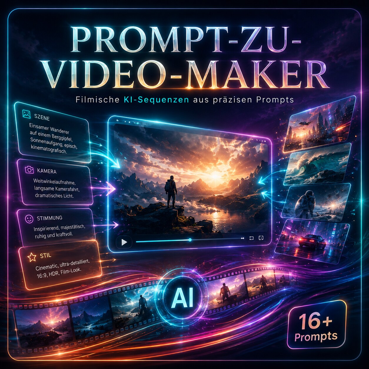 Prompt-zu-Video-Maker