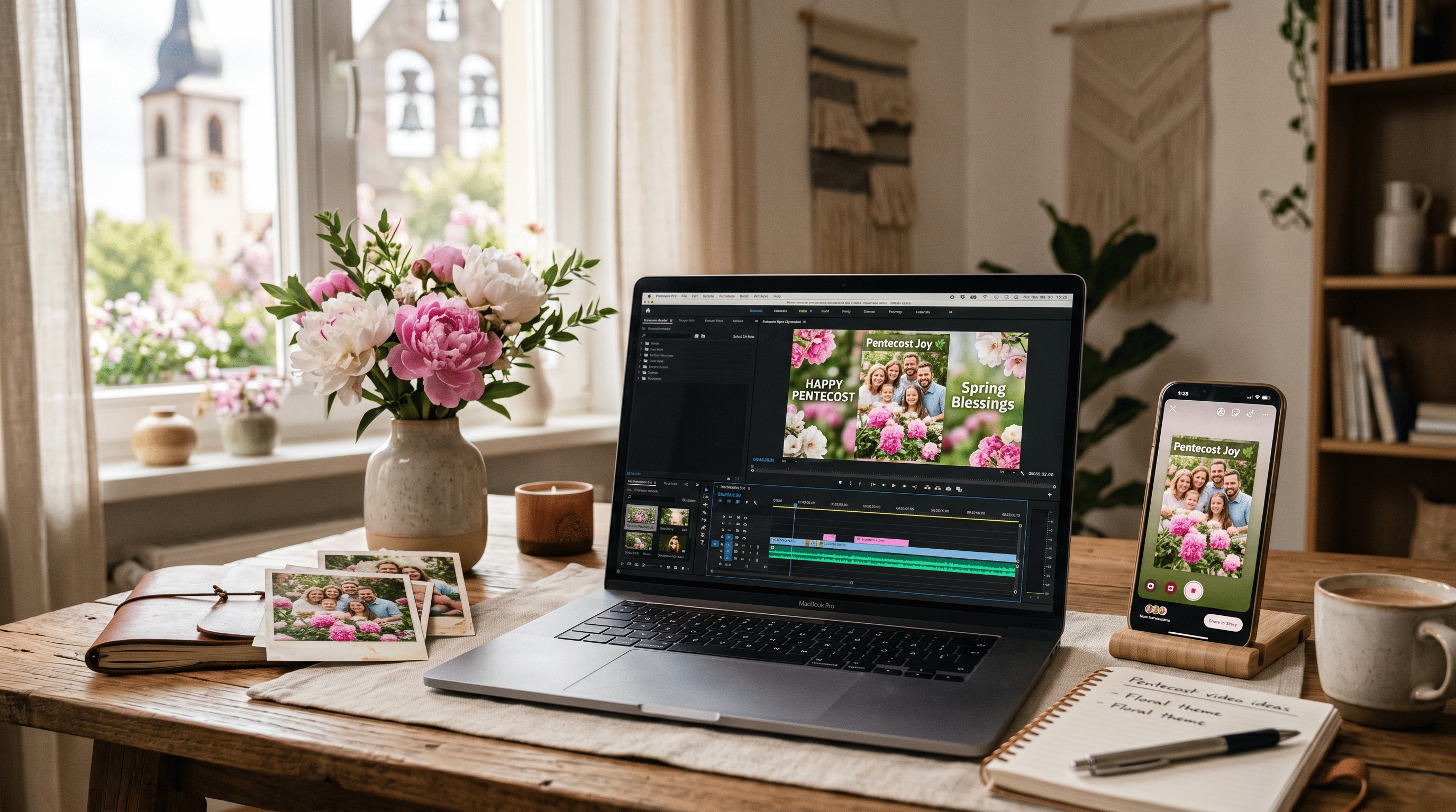 Pfingsten-Video mit floralen Motiven und ruhiger Feiertagsstimmung