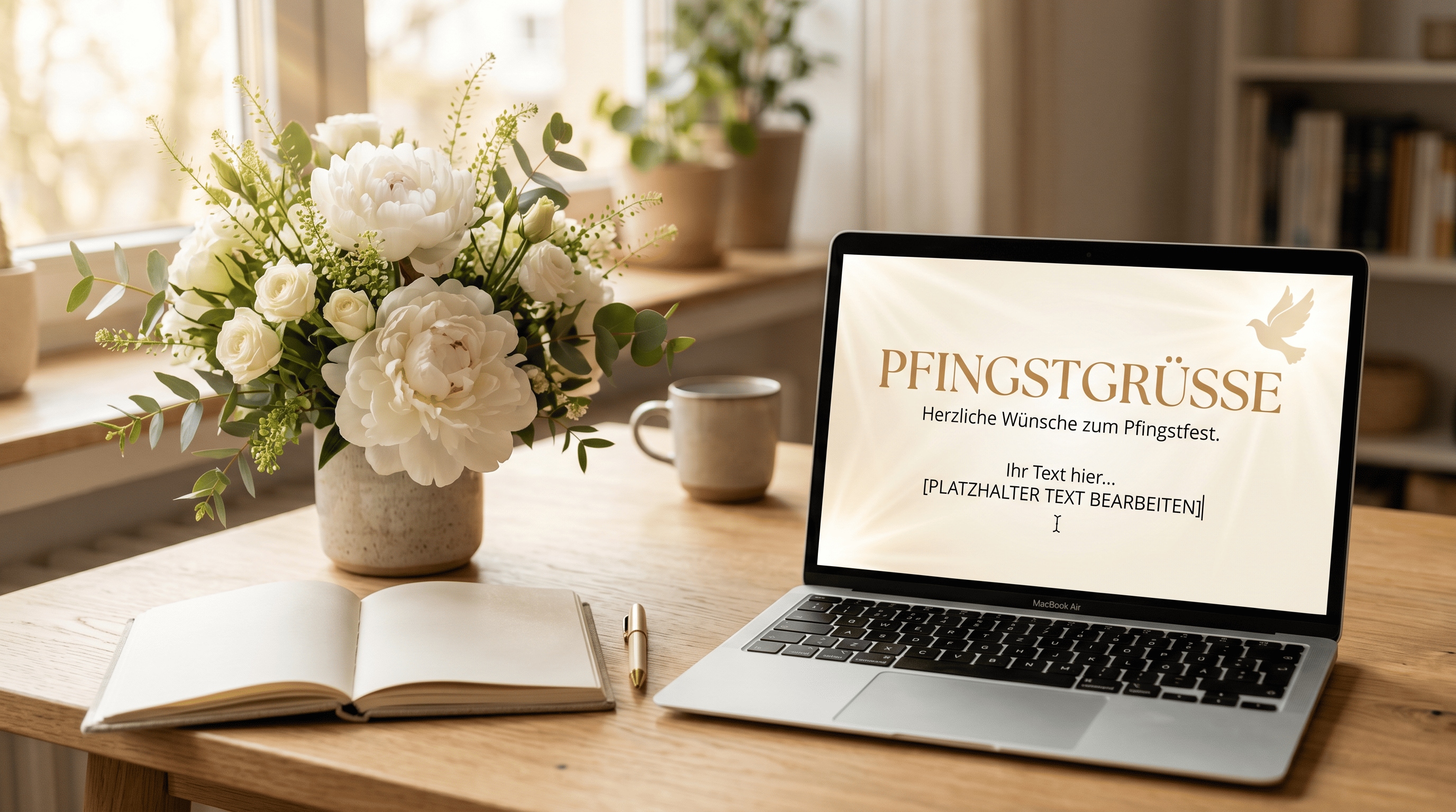 Pfingsten-Gruß mit individuellen Text-Overlays in Filmora