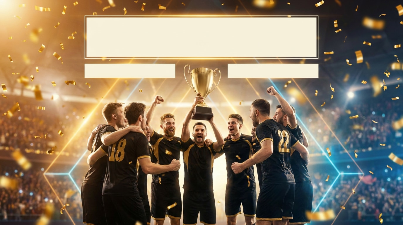 personalisiere deine siegesfeier vorlagen mit victory-titeln und starken botschaften