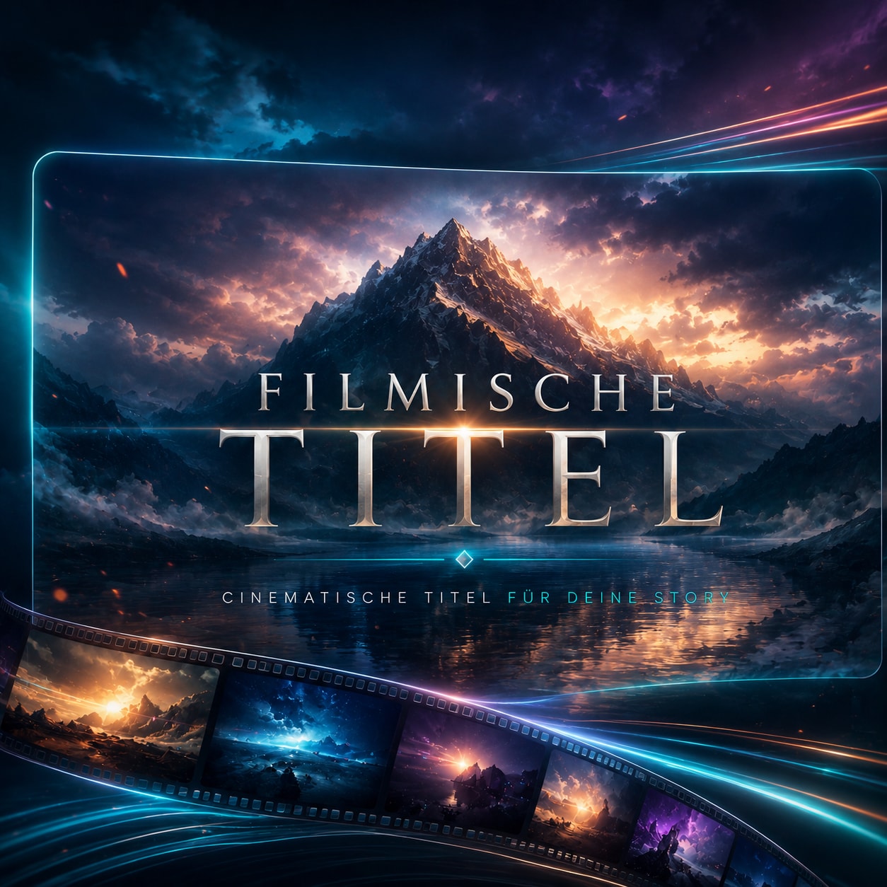 Cinematic Titles als verwandte Filmora Ressource