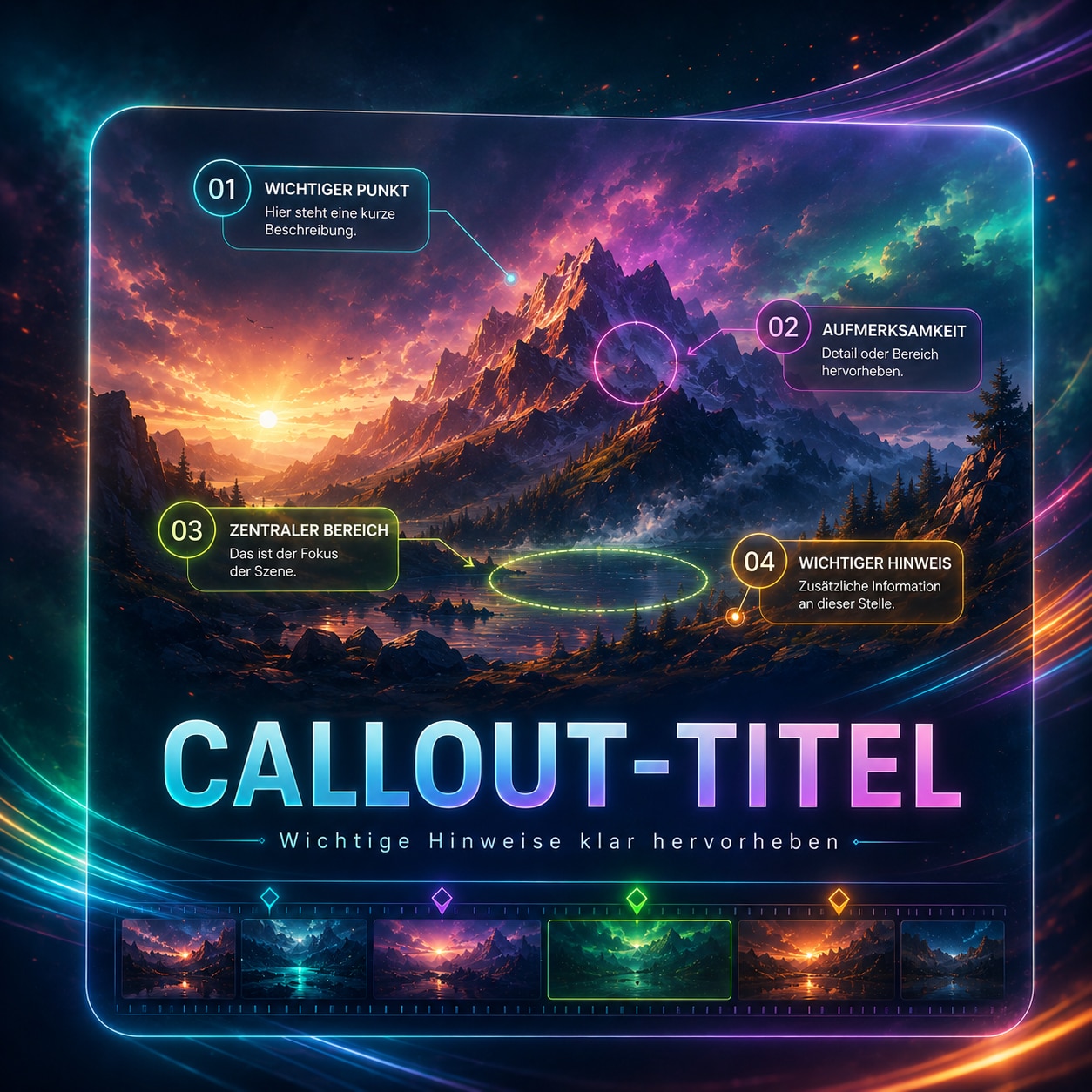 Callout-Titel als verwandte Filmora Ressource
