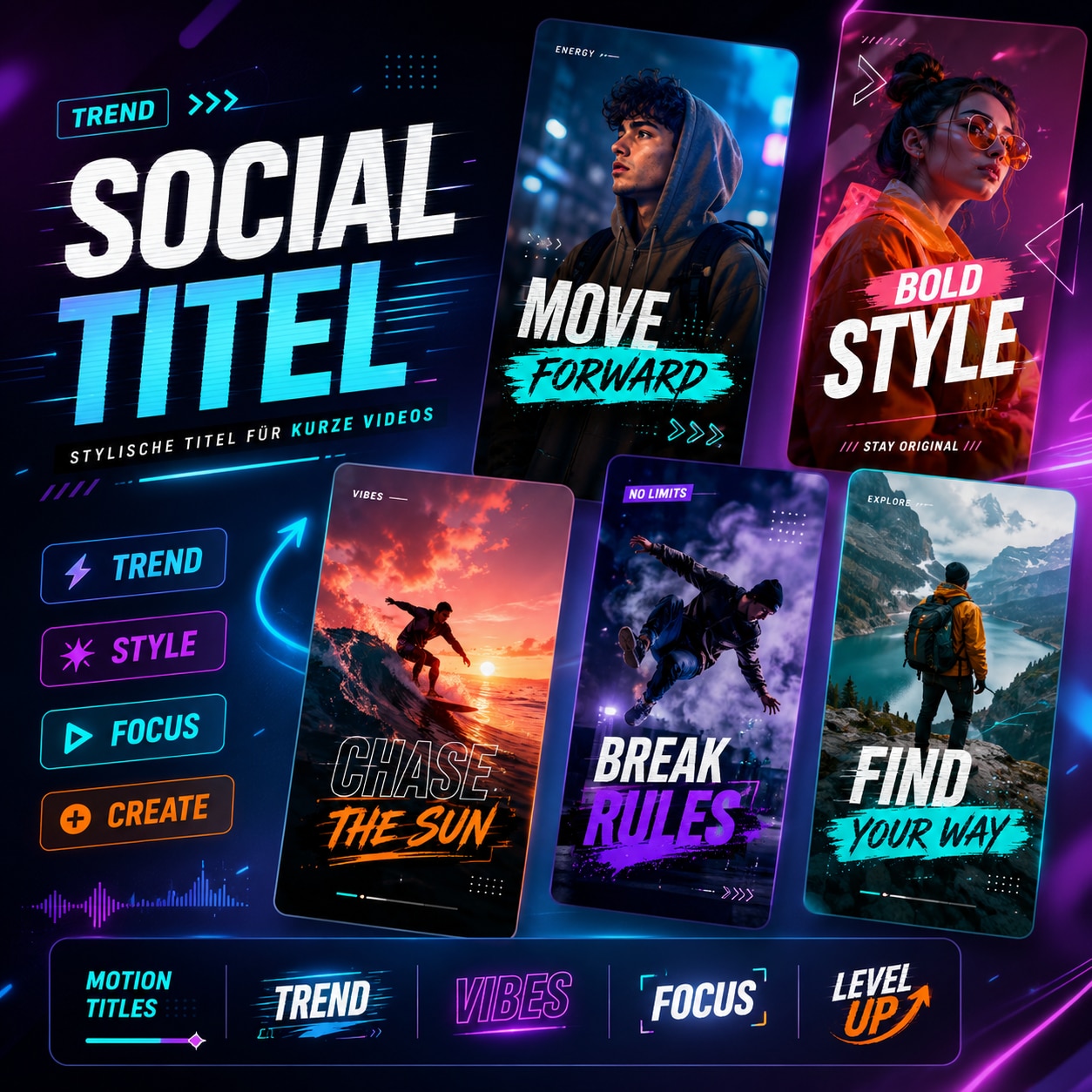 Social-Media-Titel als verwandte Filmora Ressource