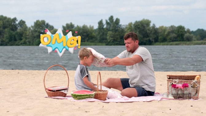 camping gadgets sales video template