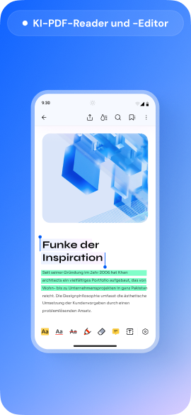 KI gestützter Android PDF Reader