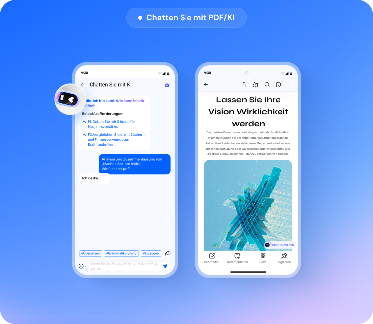 KI-Chat mit PDF auf Android-Handy