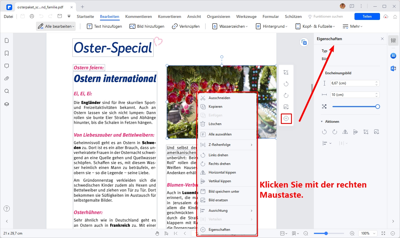 Wondershare PDFelement ist ein PDF-Editor mit zahlreichen Funktionen, mit denen Sie PDF-Dokumente auf verschiedene Arten bearbeiten können. Zu den verschiedenen Optionen, die Sie beim Bearbeiten eines PDF-Dokuments mit PDFelement haben, gehört die Möglichkeit, Bilder zum Dokument hinzuzufügen und daraus zu entfernen.