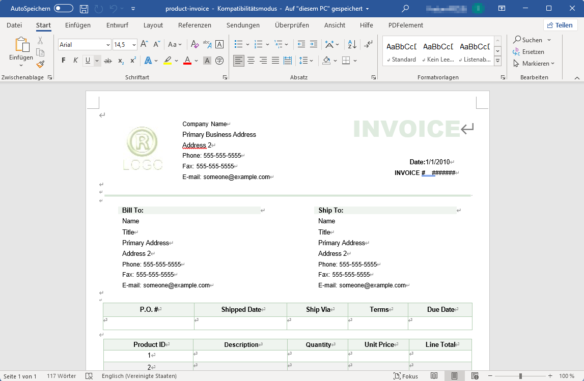 Öffnen Sie anschließend die konvertierte Datei und überprüfen Sie Format und Qualität. Sie können sehen, dass alle Schriftarten und Formate der PDF-Dateien im Word-Dokument gut erhalten bleiben.