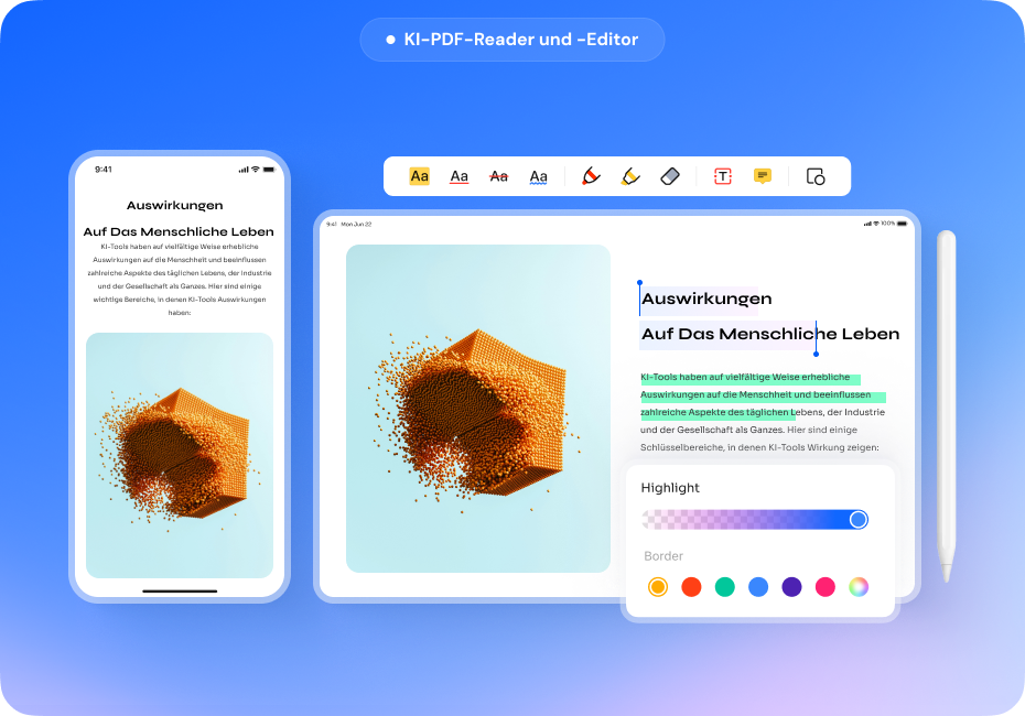 KI iOS PDF Reader Editor
