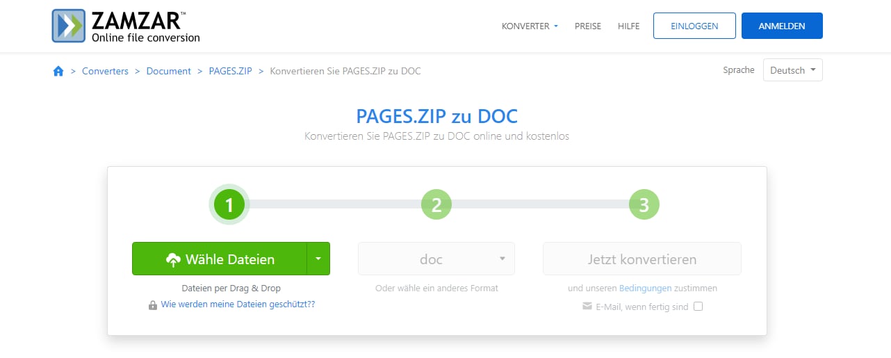 zip zu pdf konverter online