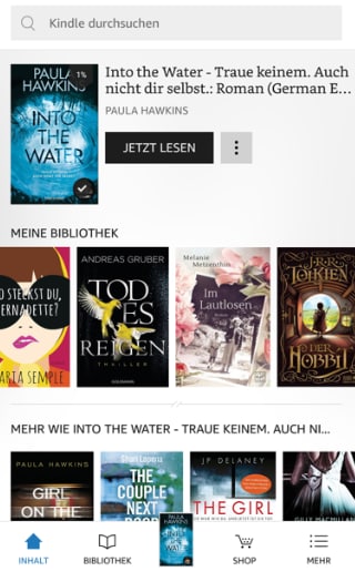 Die Kindle-App bietet eine große Sammlung an kostenlosen Klassikern und eBooks. S