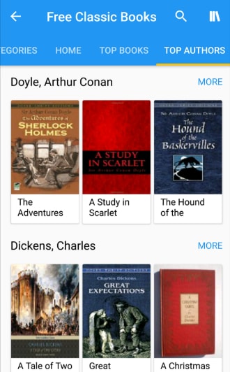 Die Oodles eBook Reader-App richtet sich an Liebhaber von kostenlosen englischen Klassikern und audiovisuellen Büchern.