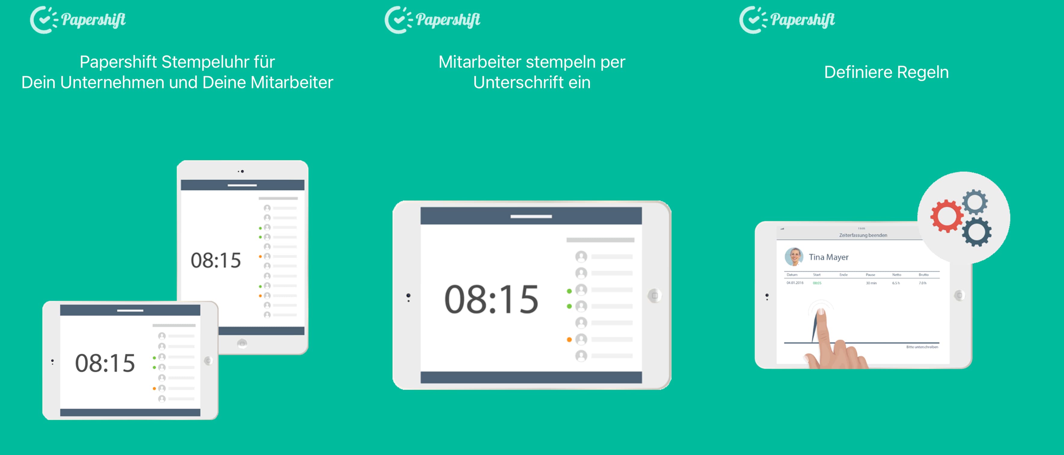 Papershift ist in Deutschland vor allem im Bereich der Personaleinsatzplanung verbreitet.