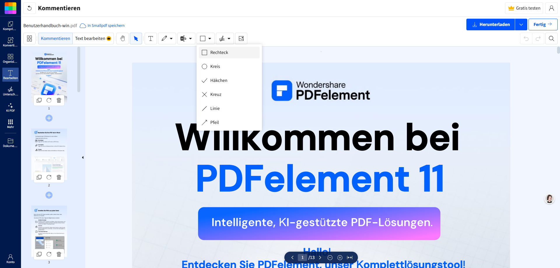 Bevor Sie das Feld zeichnen, ändern Sie die "Füll- und Rahmenfarbe" auf Weiß und zeichnen Sie das Feld über den auszublendenden Inhalt.